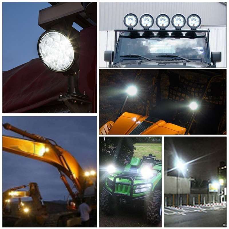 42 Watt Waterproof Pure White 6000K LED Work Flood Spot Light