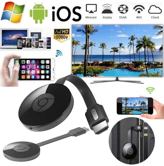 1080P HDMI Wi-Fi  Dongle - Video Stream Anything from your phone, laptop or tablet to your HDTV