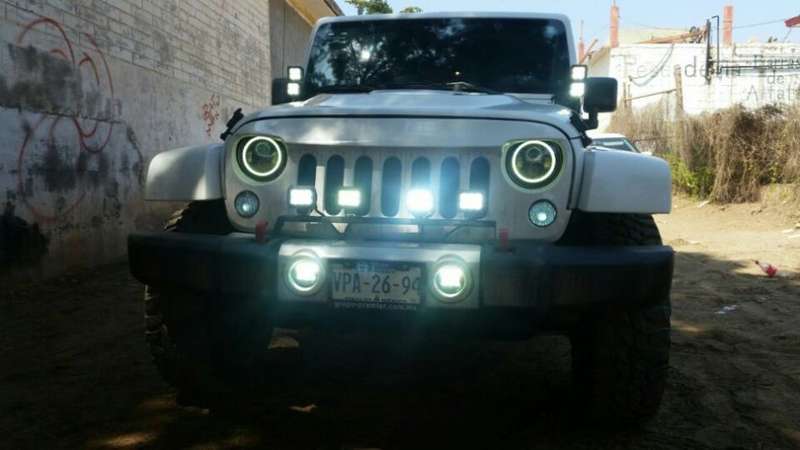 4" 27W Waterproof LED Pure White 6000K Flood Spot Beam Light - Incredibly Bright
