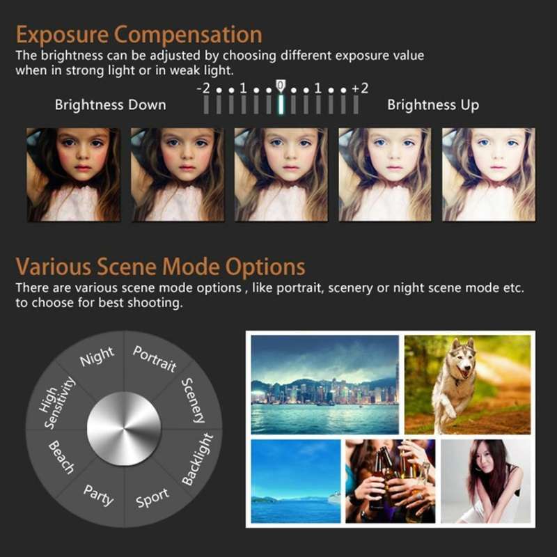 Digital Video Camcorder Camera - 1080P 2.7 Inches TFT LCD Screen 16X Zoom, 16MP, Night Vision