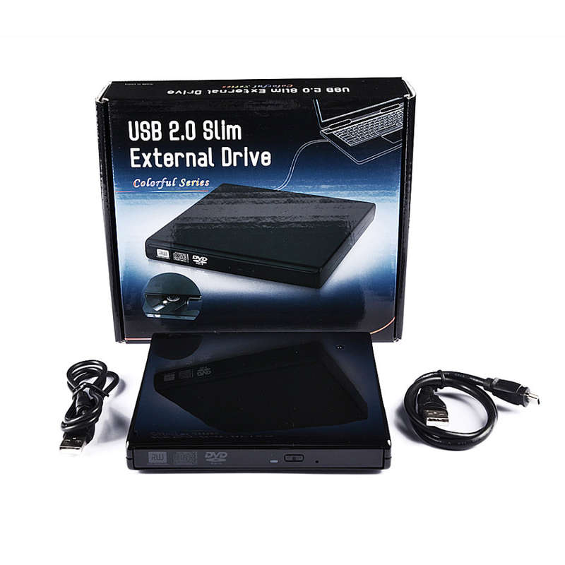 USB 2.0 Portable Slim External DVD/CD-RW - START AT R1 ONLY