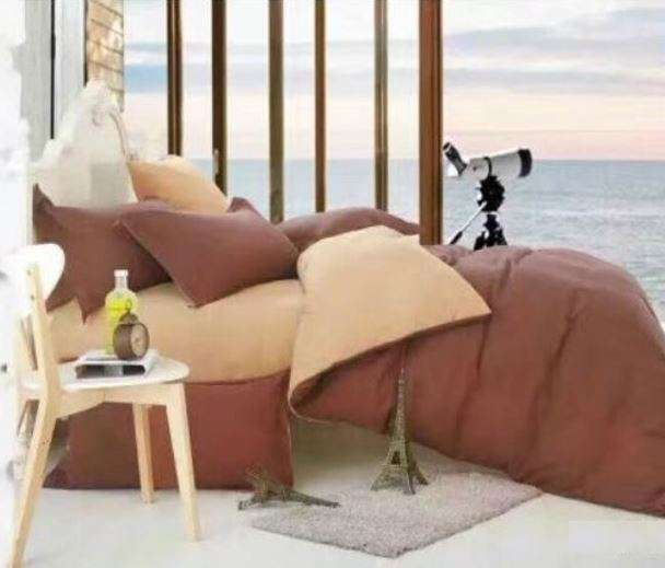 Brand New 100% Cotton 3 Piece Duvet Sets for ¾ Bed in Different Plain Colours