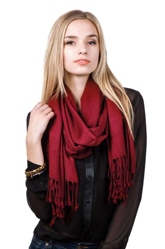 180cm Long & 70cm Wide Quality Soft Pashmina Scarfs in Plain Colours