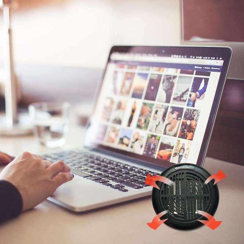 Mini Electric Wonder Heater Pro  900W, Adjustable Temperature, Digital LED Display, Rotates 180°