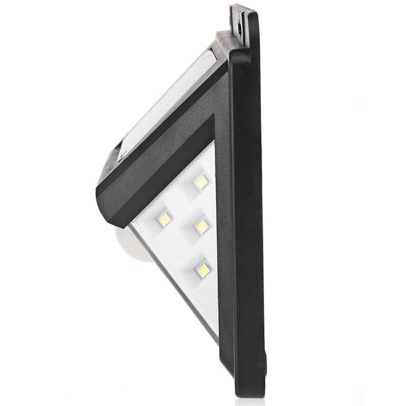 32 LED Solar Wall Light Dim light & Brighten with Motion OR Off and Brighten on with Motion