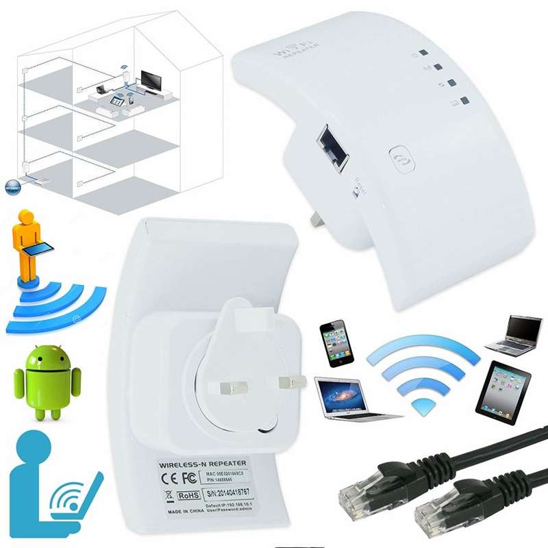 Wireless WIFI Repeater 300Mbps Signal Booster and Extender 802.11n/b/g