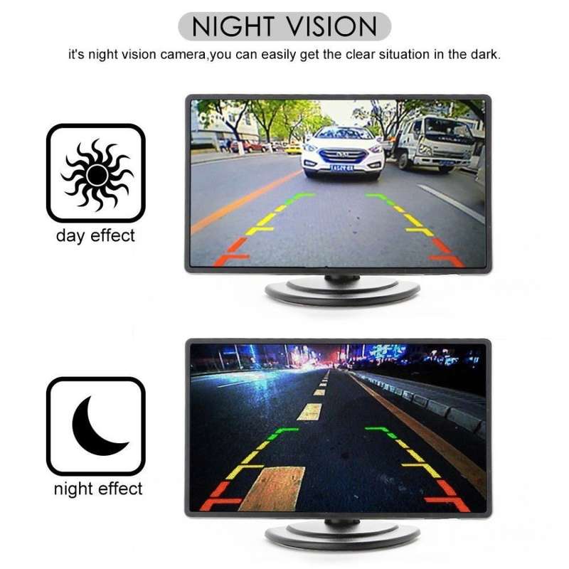 Number Plate with 170 Degree Wide Angle HD Reverse Night Vision IR Camera