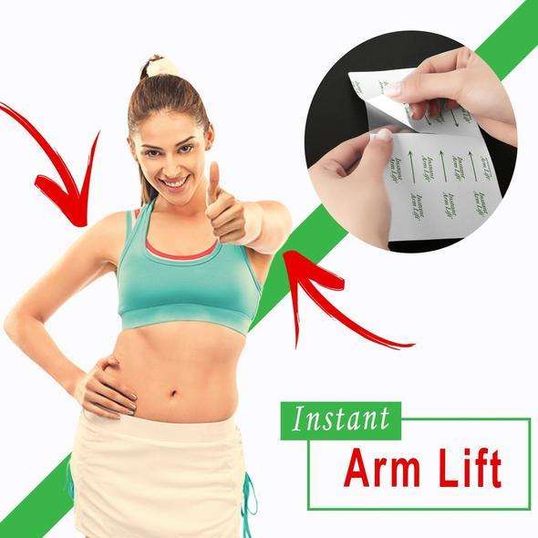 Why spend money on plastic surgery, injections and treatments when you can get an instant Arm Lift?