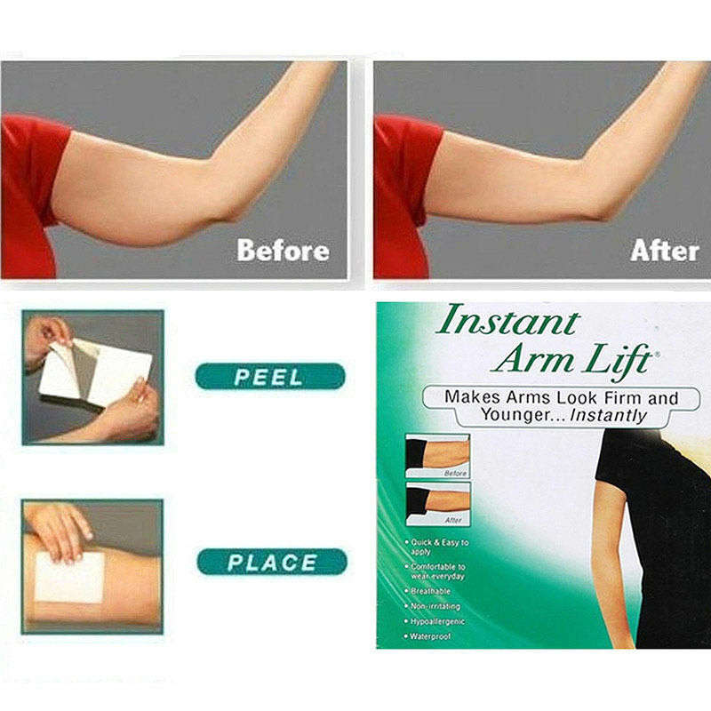 Why spend money on plastic surgery, injections and treatments when you can get an instant Arm Lift?