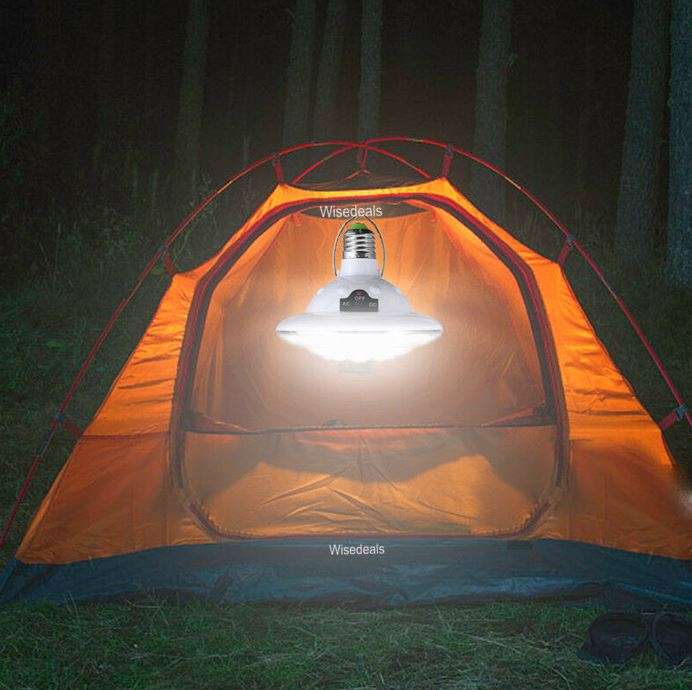 AC/DC Emergency Light & Remote - Turns on Automatically With Power Failure
