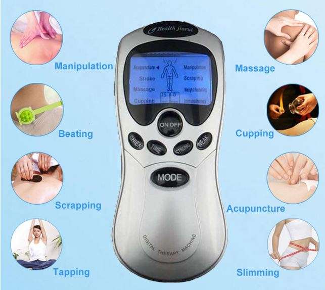 Digital Electrode Therapy Machine for Pain, Sore Muscles, Acupuncture, Lower Blood Pressure etc.