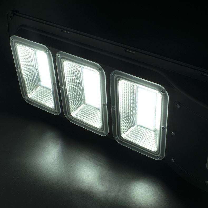90Watt LED SOLAR Street Light with Remote, PIR, Motion Sensor, Waterproof with 3 Lighting Modes