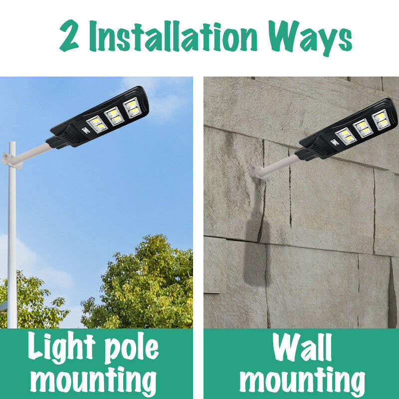 90Watt LED SOLAR Street Light with Remote, PIR, Motion Sensor, Waterproof with 3 Lighting Modes