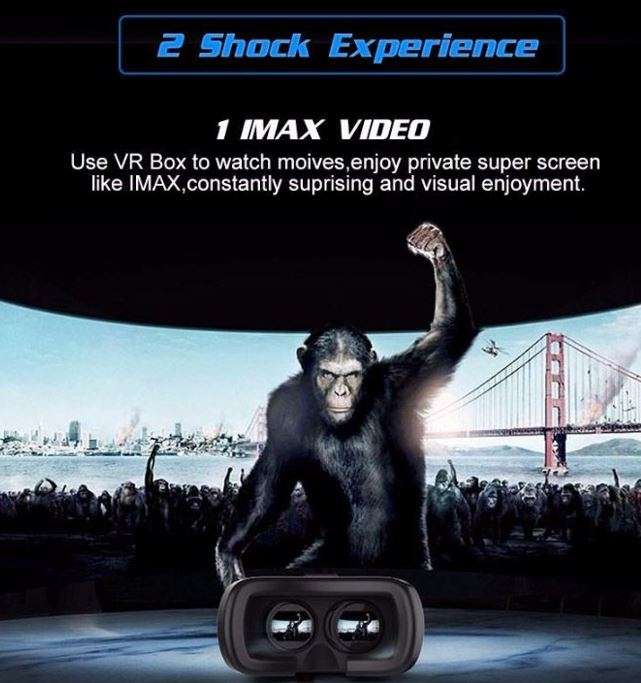 3D Reality Glasses PLUS Bluetooth VR Remote Controller