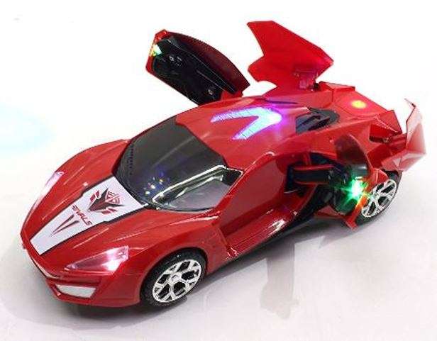 Flash & Deformation Car with 3D Lights & Music