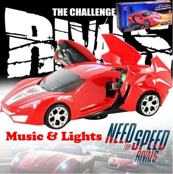 Flash & Deformation Car with 3D Lights & Music
