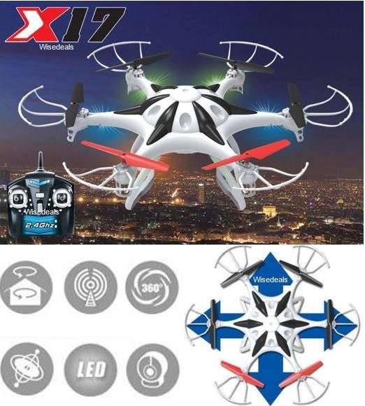 X17 Space Explorer Remote Control Drone 2.4GHz 4.5CH with an Awesome 50cm Wingspan