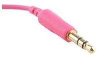 Super Cool Heart Shape Earphones in a bright and exciting pink design