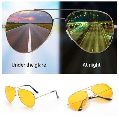 Anti-Glare Night Vision Driving Glasses with a Polarized Sports Design