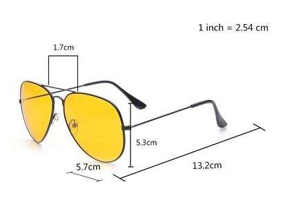 Anti-Glare Night Vision Driving Glasses with a Polarized Sports Design