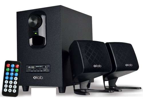 Multimedia Speaker System with Bluetooth, FM Radio & Remote Control
