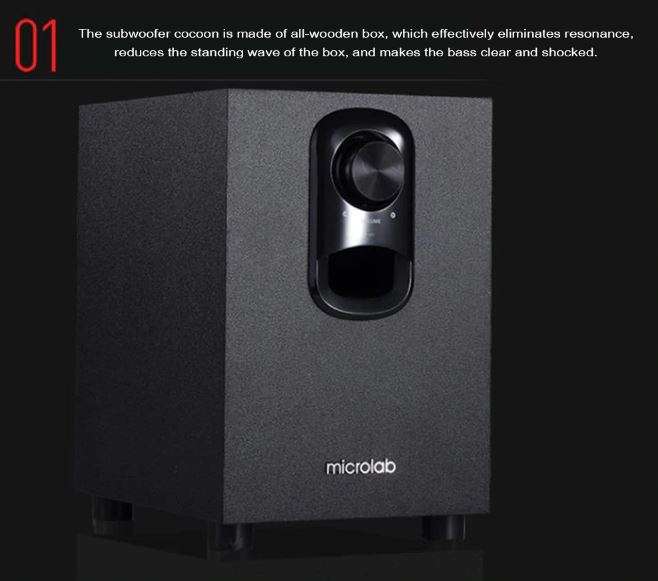 Multimedia Speaker System with Bluetooth, FM Radio & Remote Control