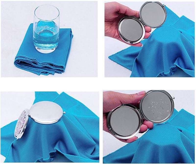 Instant Ice-Cold Cooling Towel in Seconds, Just Soak it, Wing it, Shake it and Wear it.
