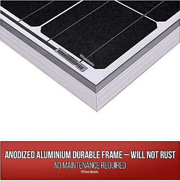Monocrystalline Solar Panels 12 Volt  50W or upgrade to 80W, 100W, 165W, 200W, 290W & 350W