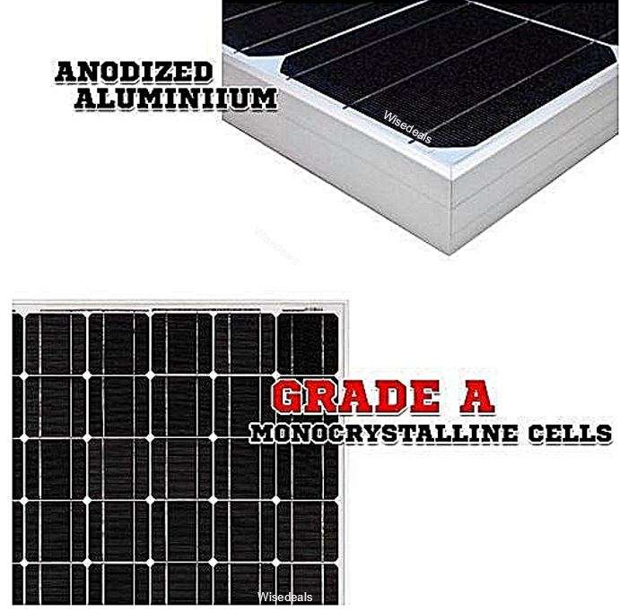 Monocrystalline Solar Panels 12 Volt  50W or upgrade to 80W, 100W, 165W, 200W, 290W & 350W