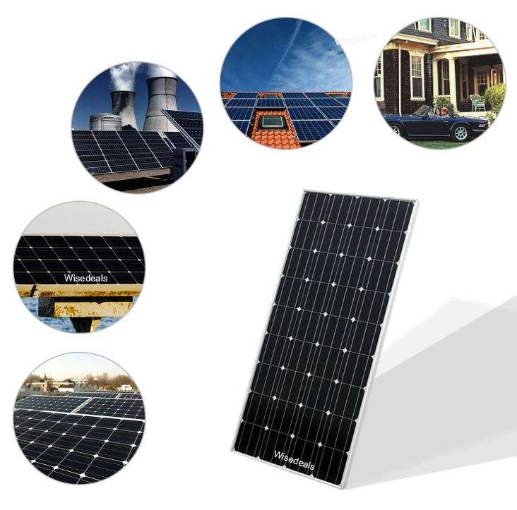 Monocrystalline Solar Panels 12 Volt  50W or upgrade to 80W, 100W, 165W, 200W, 290W & 350W