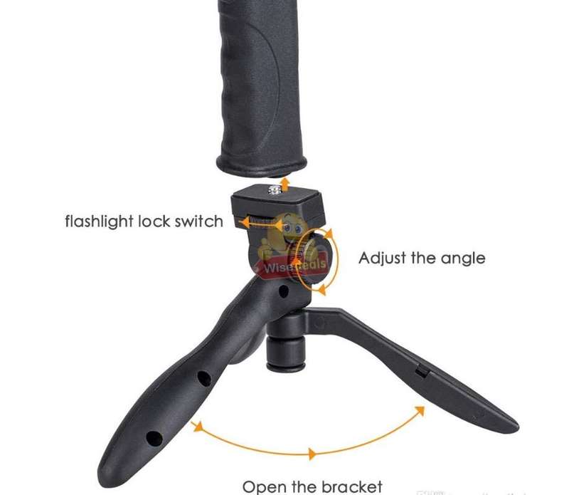 Super Far Distance 4000mAh LED Pistol Light, 3 Lighting Modes, USB Interface, Mobile Power Bank