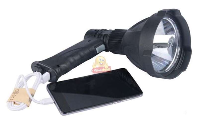 Super Far Distance 4000mAh LED Pistol Light, 3 Lighting Modes, USB Interface, Mobile Power Bank