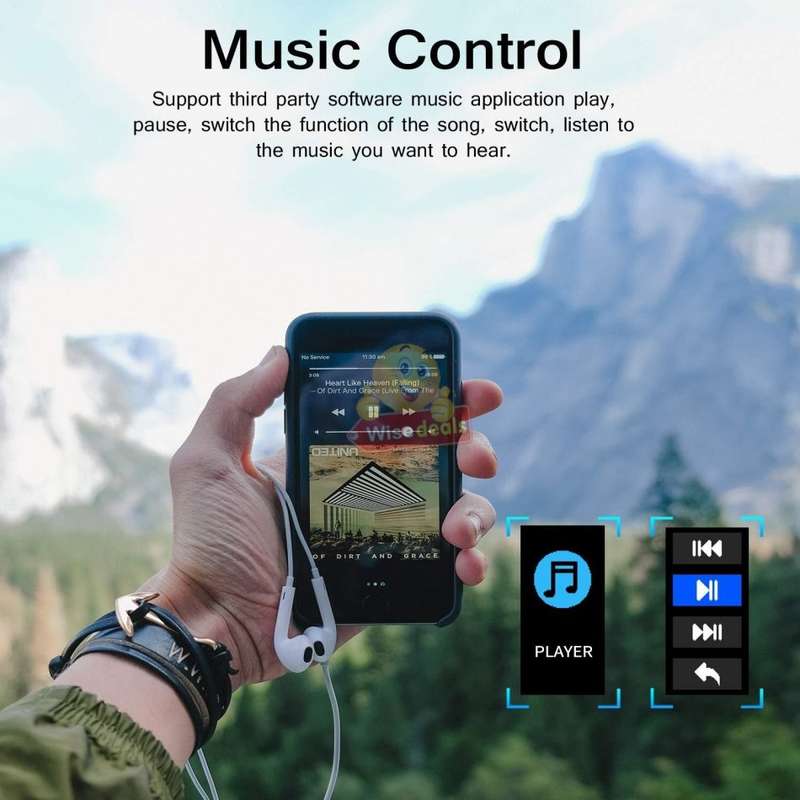 NEW MUSIC CONTROL Fitness Tracker Smart Watch, Monitor Heart Rate, Blood Pressure, Blood Oxygen
