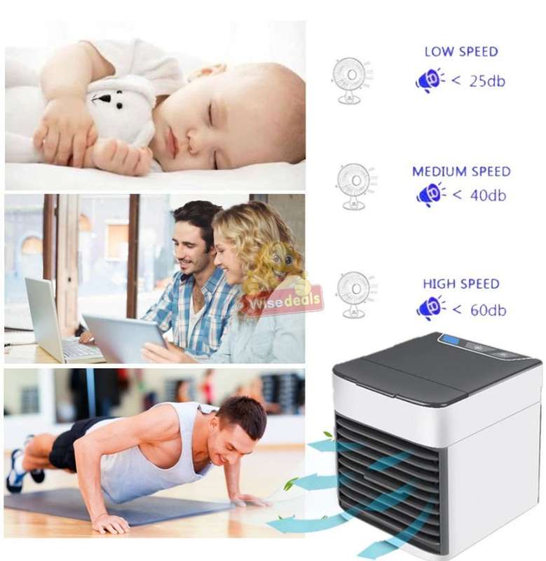 5-in-1 Artic Storm Ultra Air Cooler, Purifier, Humidifier & Different Colours of Lights