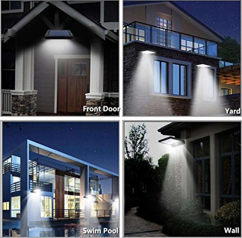 LED SOLAR Street Light, PIR, Motion Sensor, Waterproof with 3 Lighting Modes