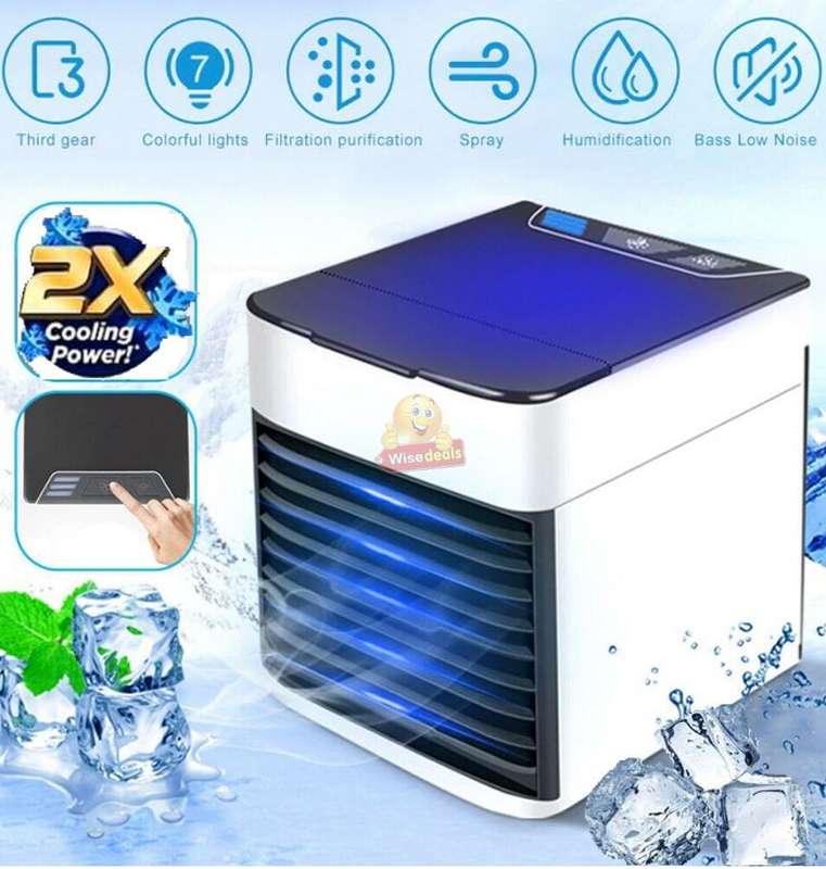 5-in-1 Artic Storm Ultra Air Cooler, Purifier, Humidifier & Different Colours of Lights