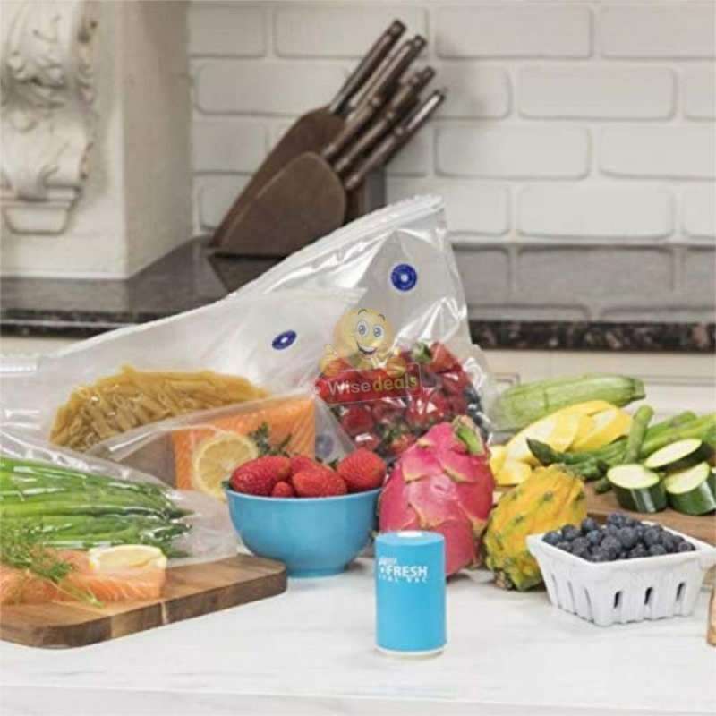 Always Fresh Seal Vac  Cordless, Compact, Easy to Use with Reusable Bags