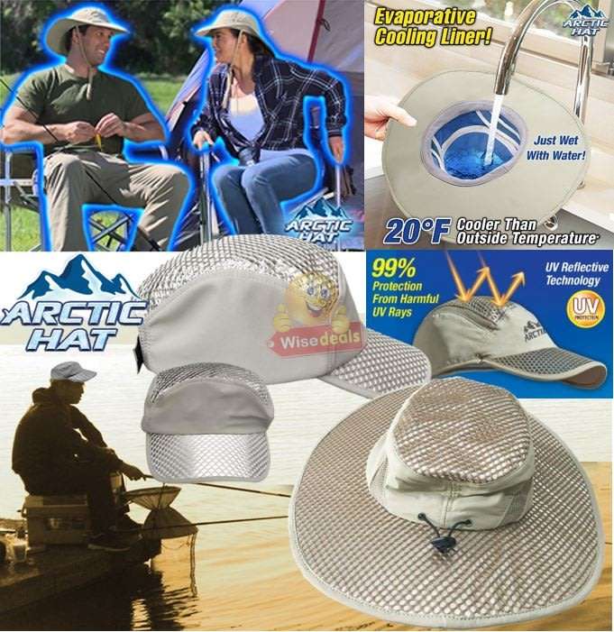 Beat the Heat with the New Arctic Hat - The Evaporative Cooling Hat with UV Protection