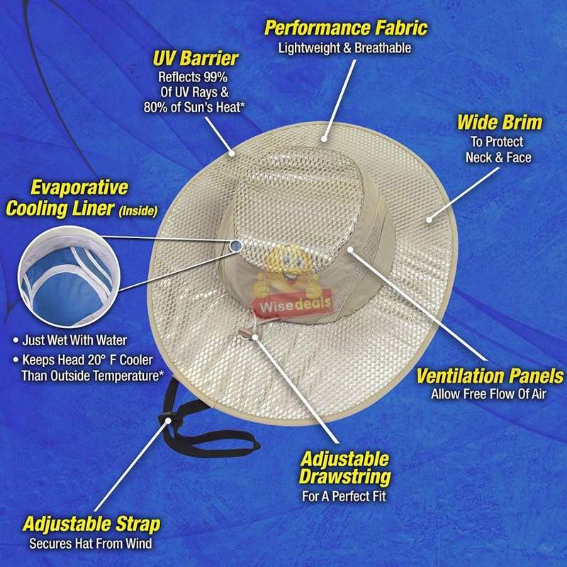 Beat the Heat with the New Arctic Hat - The Evaporative Cooling Hat with UV Protection
