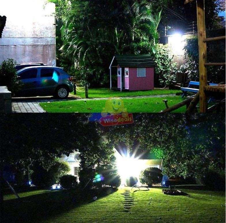 60W LED SOLAR Flood Light with Remote Control, Solar Panel, 5m Cable, Waterproof & 1350 Lumens