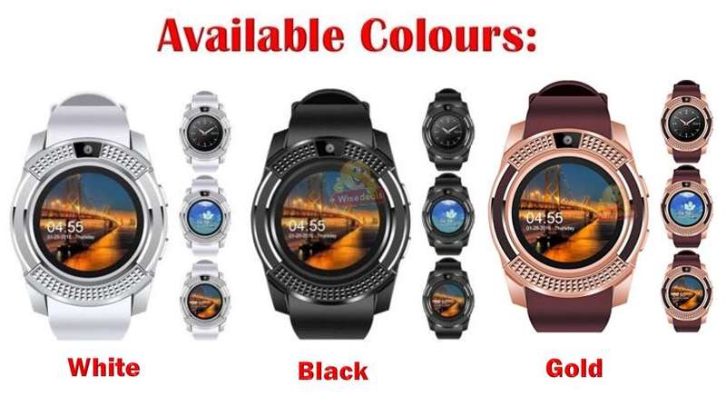 Professional Smart Watch Phone, SIM CARD, Bluetooth, Camera, Sleep Monitor, SD Card, Pedometer etc.