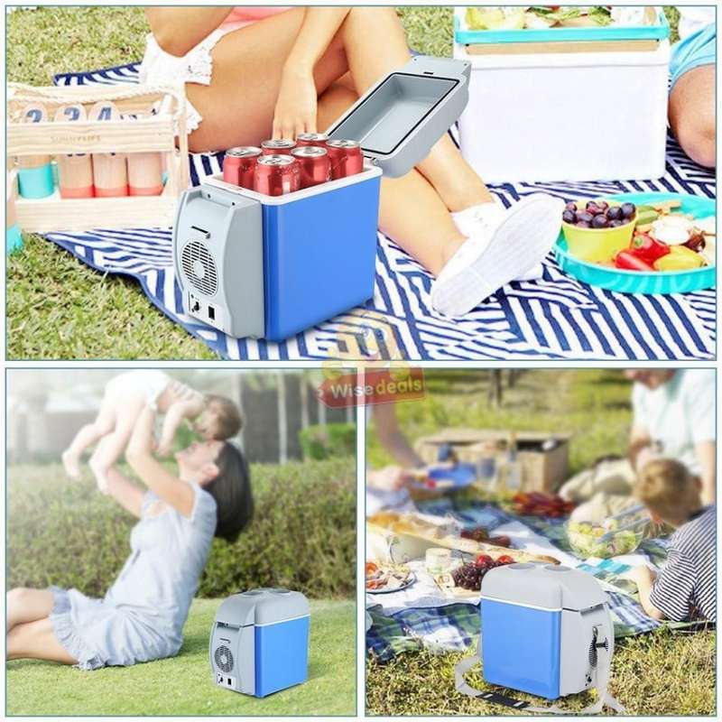 7.5L 12V Cool & Warm Car Freezer, Ideal for Road Trips, Camping, Picnic and more