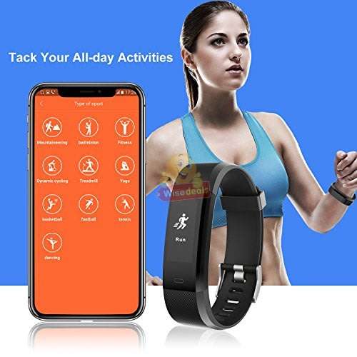 Bluetooth Health Smart Watch - Monitor Heart Rate, Blood Pressure, Blood Oxygen, Calorie, Distance