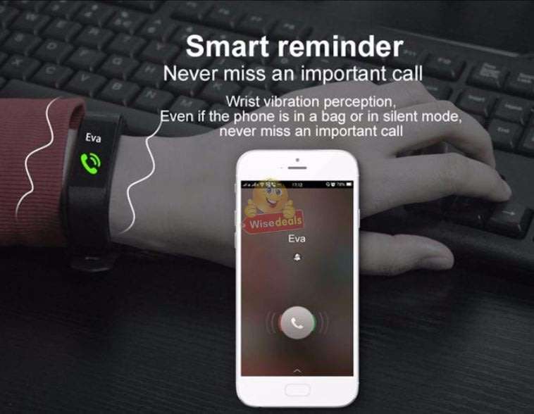 Bluetooth Health Smart Watch - Monitor Heart Rate, Blood Pressure, Blood Oxygen, Calorie, Distance