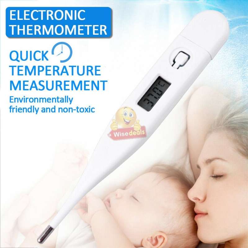 Digital Thermometer  Fast & Accurate Measurement, No Mercury, Environmentally Friendly