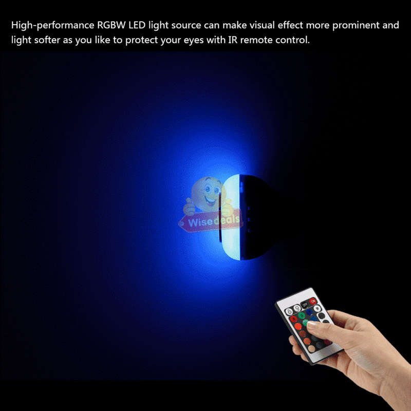 Bluetooth LED Music Bulb Light, 16 Colours with Remote Control, Adjustable volume of Light & Music