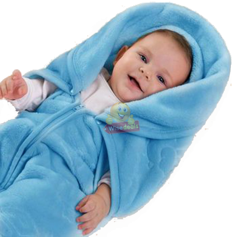 Supper Soft 3-in-1 Baby Blanket, Coat & Sleeping Bag, All in One