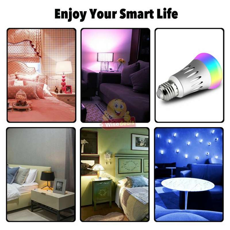 B1 Sonoff 6W Colour Changing E27 Bulb with WIFI, Change Colour, Brightness, Dimmable