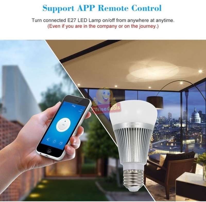 B1 Sonoff 6W Colour Changing E27 Bulb with WIFI, Change Colour, Brightness, Dimmable
