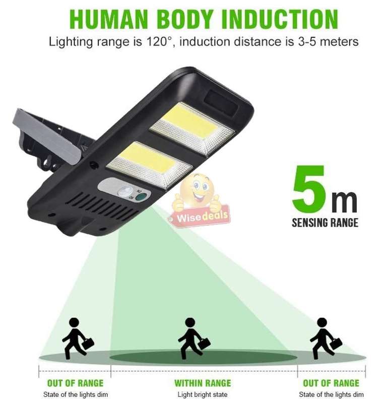 Super Bright COB & LED SOLAR Flood Light Motion Sensor, waterproof, durable and Intelligent Energy